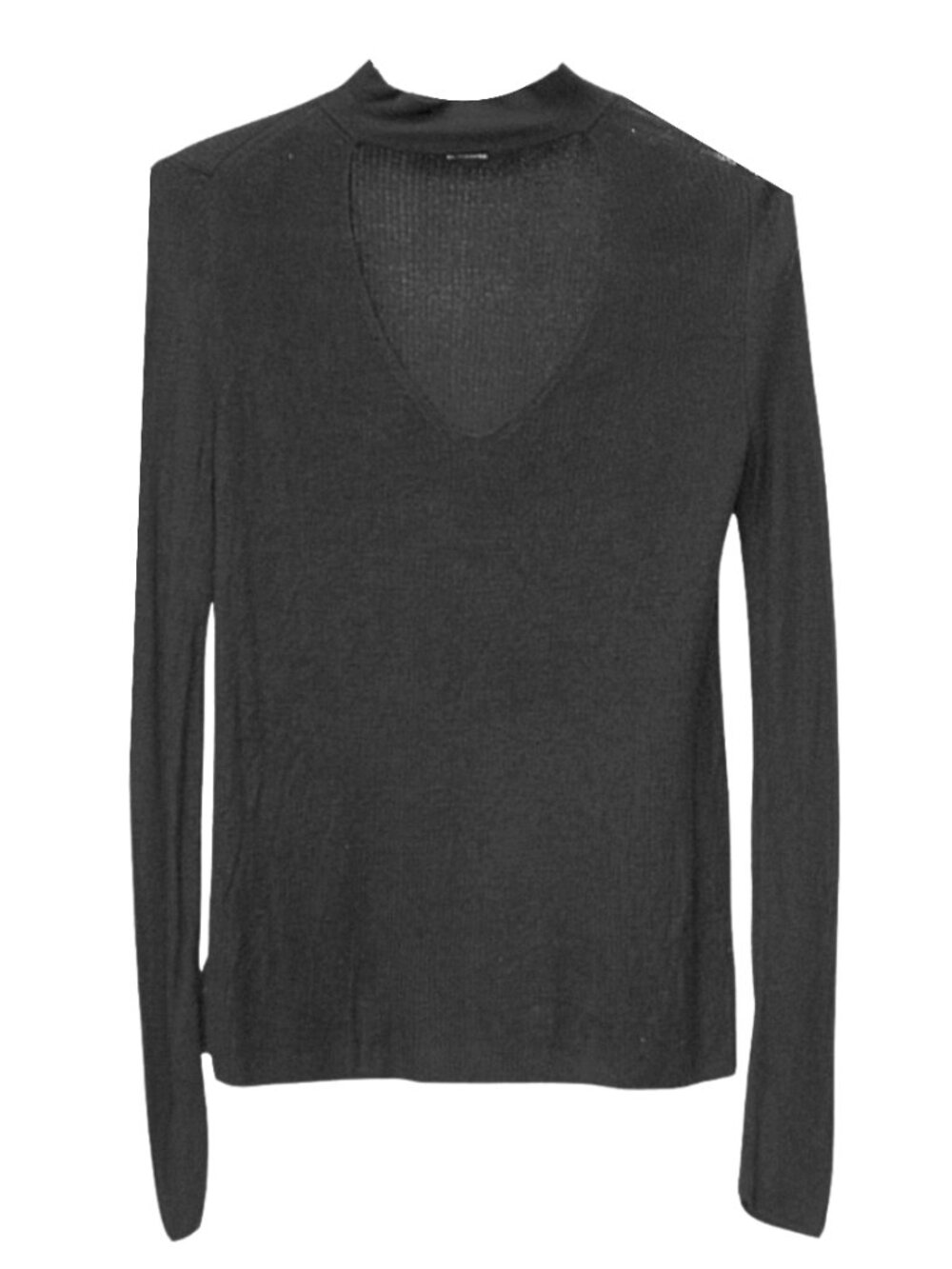 Olivaceous Black Long Sleeve Top